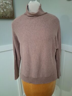 Shrinking Violet Dusty Mauve Turtleneck Sweater